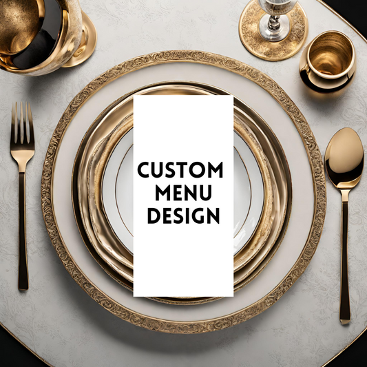 Menu design services