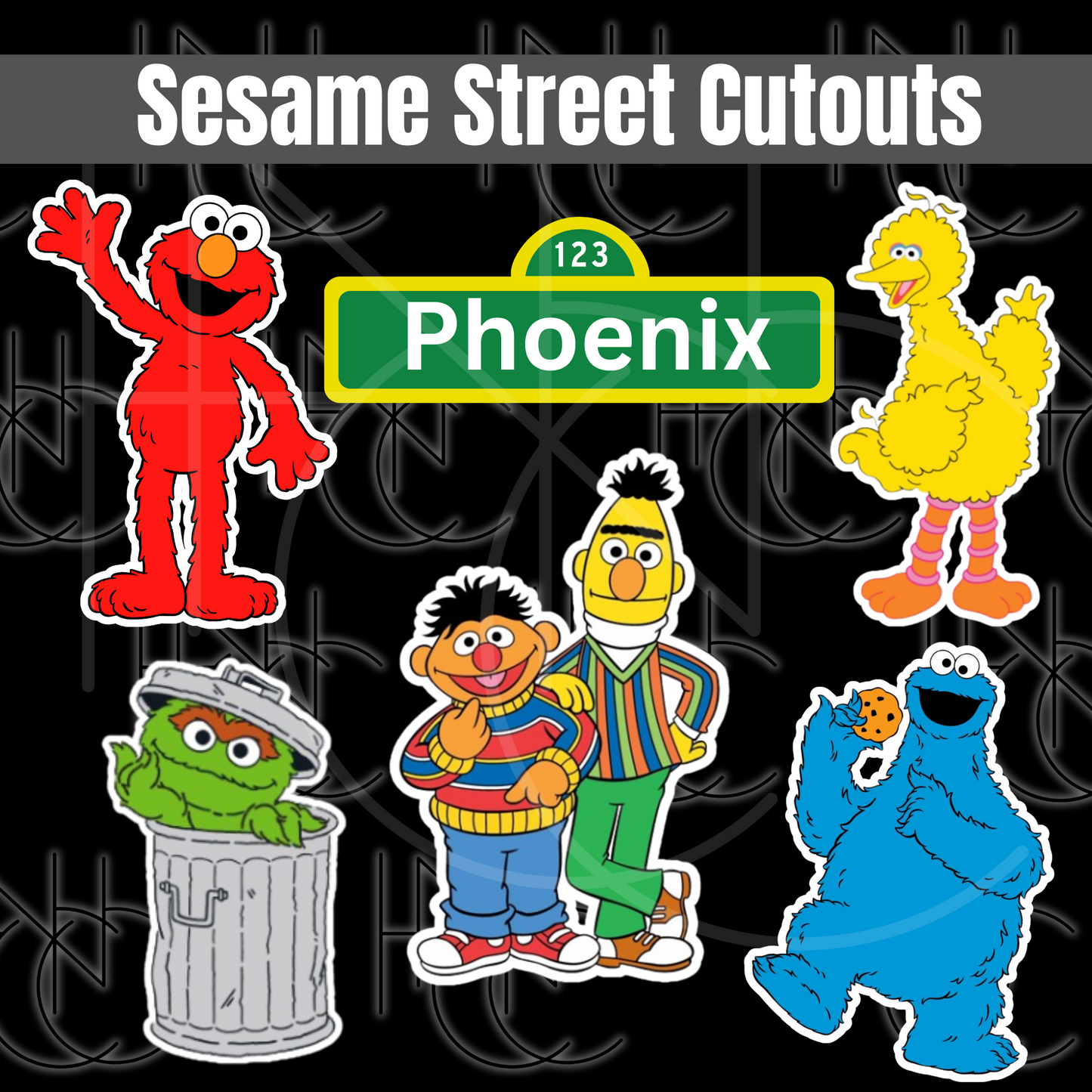 Sesame Street Cutouts