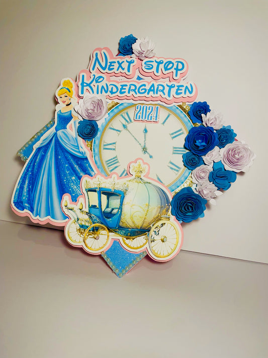 Cinderella Grad cap topper